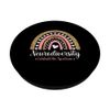 Neurodiversity Autism Awareness ADHD Rainbow Autistic PopSockets Swappable PopGrip