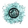Stargazer Biodegradable Chunky Glitter Shaker - Turquoise. Festival Friendly Biodegradable Cosmetic Glitter