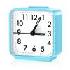Alarm Clock, Analog Loud Bell Sound, Alarm Backlight, Continuous Second Hand, Snooze Function, Distance Type, Blue