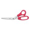 Westcott All Purpose Bent Scissor 8" Red (10703), Single