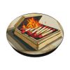 Burning matches in matchbook PopSockets Swappable PopGrip