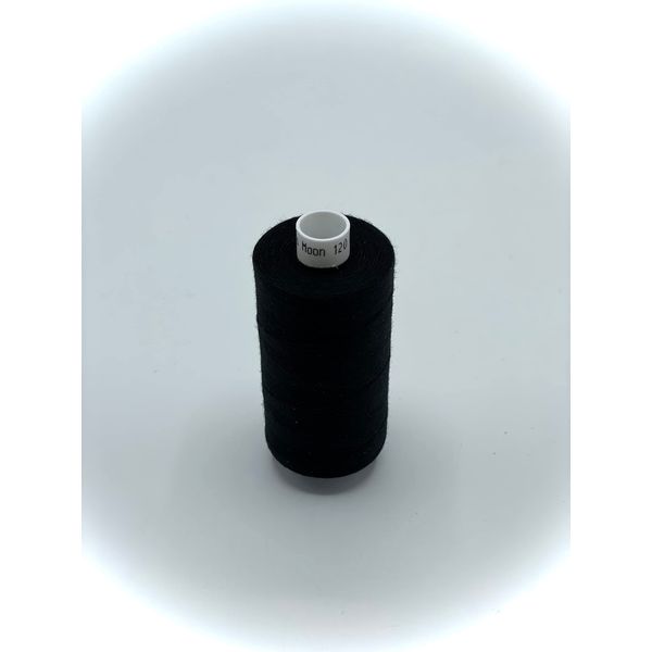 Coats Moon 120s Sewing Machine Polyester Thread Cotton 1000 Yards Black