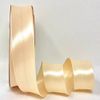 Cream Byetsa Satin Fold 30mm Bias Binding on a 25m Roll