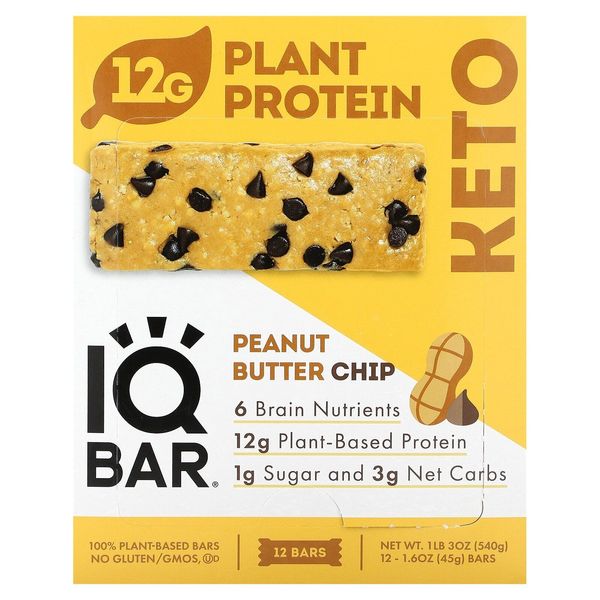 Peanut Butter Chip, 12 Bars, 1.6 oz (45 g) Each