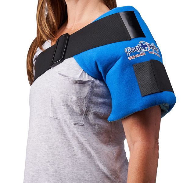 Soft Gel Shoulder Ice Wrap By Cool Relief (Blue Color)