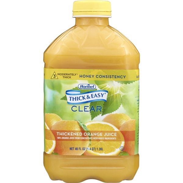 Thick & Easy Thickened Beverage Orange 46 oz. Bottle