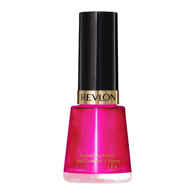 Revlon Nail Enamel, Chip Resistant Nail Polish, Glossy Shine Finish, in Pink, 723 Electric, 0.5 oz