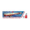 AMT AMT1111 1:25 Dane Extendable HD Flat Bed Trailer, Multi
