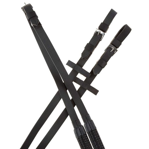 Wintec Equi-Leather Grip Reins 54inch Brown