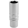 Draper 16530 1/4 Inch Square Drive 6 Point Metric Deep Socket, 13mm , Blue