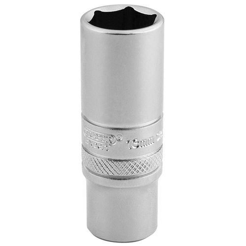 Draper 16530 1/4 Inch Square Drive 6 Point Metric Deep Socket, 13mm , Blue