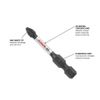 BOSCH ITSQ32B 10-Pack 2 in. Square #3 Impact Tough Screwdriving Power Bits