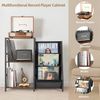 Record Player Stand, Turntable Stand with 3-Tier Vinyl Record Storage, Record Pl