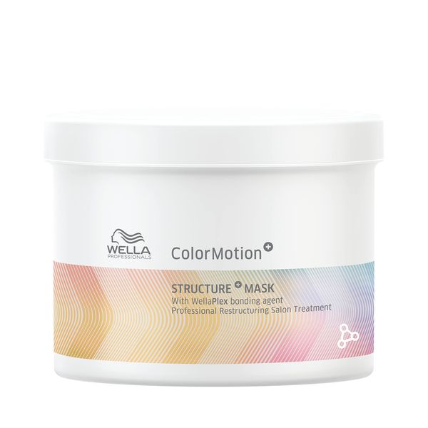 Wella Professionals ColorMotion+ Structure+ Mask, Intense and Deep Conditioning Hair Treatment, Fortifies Hair Structure, 16.9oz