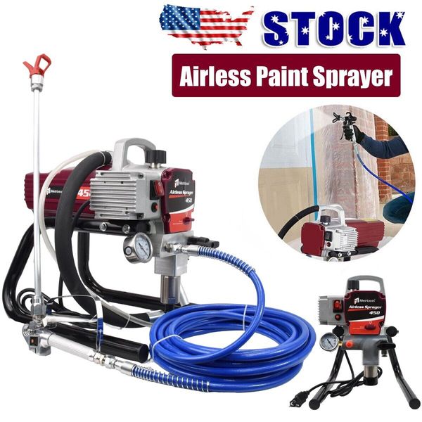 2.5HP Electric Airless Paint Sprayer High Efficient 3300PSI W/Extension Rod 220V