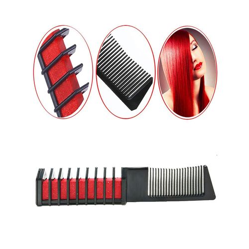 6 Colors Hair Chalk Combs for Girls Gifts, EBANKU Temporary Washable Hair Color Chalk Comb Set, Popular Chalks on Birthday Cosplay Party Halloween Christmas
