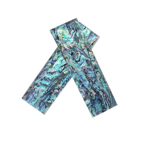2 pcs Nature Bobbe Abalone Shell Pattern with Acrylic Scale Slabs Handles,DIY Pocket Knife Making Supplies Material