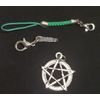 Pentagram Phone Charm/Plug Set with Lanyard & Plug