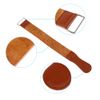 Straight Knife Sharpening New Cowhide Manual Strap Straight Barber Shaving Knife Sharpening Strap Tool Polishing Anti rust Leather Sharpening Strap Barber Leather Strop Knife Sharpener, Shaving Strap