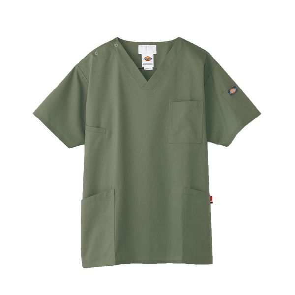 Dickies 7033SC Medical Scrubs, Hospital Whites, Stretch Fabric, Unisex, green, (sage green)