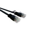 rhinocables Flat Ethernet Cat5e Network Patch Cable Slim Thin Low Profile LAN Patch Internet Lead for Xbox, PS4, Modem, Router, PC, Smart TV, Android Box 'Black, 15m'