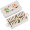 AV:Link | RJ45 Cat 6 Gigabit Inline Punchdown Krone Coupler Joiner for Ethernet Cables