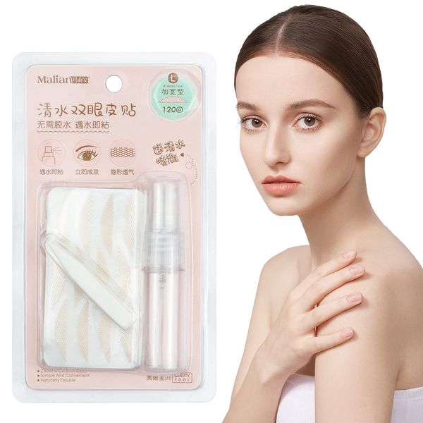 240pcs Eyelid Tape Invisible Eyelid Lift Strips Instant Eyelid Stickers Natural Fiber Waterproof Eye Lids Eye Tapes Fiber Eyelid Correcting Strips for Hooded Droopy Uneven Mono-eyelids