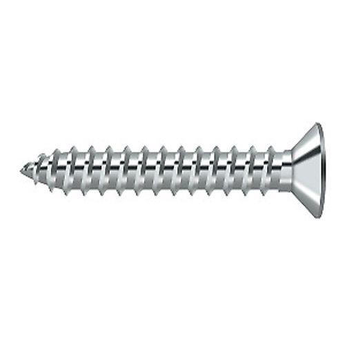 Deltana SCWB12125U26 Wood Screw; SB; #12 x 1-1/4"; Bright Chrome Finish