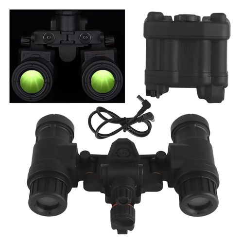 Night Vision Goggle for Cosplay Display,1:1 Ratio of The Real AN/PVS31 NVG Dummy Model No Function Binoculars Movie Props Black