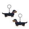Sweet William Dachshund Keyring