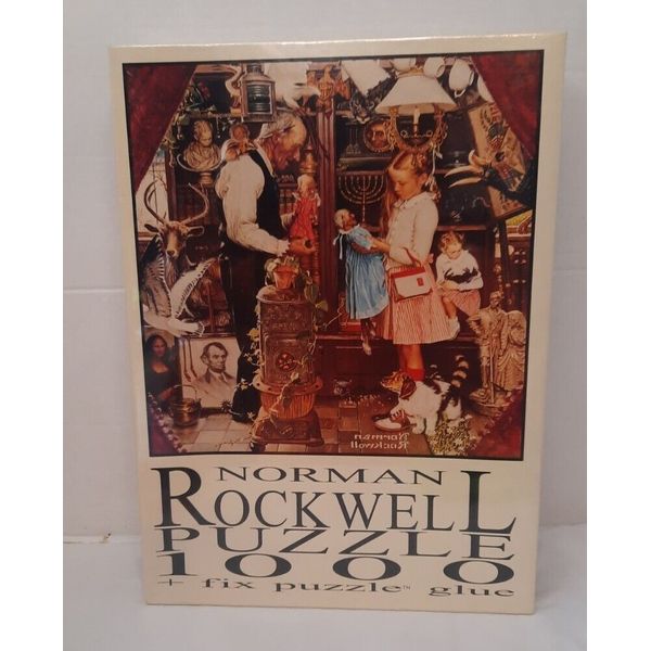 The Curiosity Shop by Norman Rockwell 1000 Piece Fink & Co. FACTORY SEALED