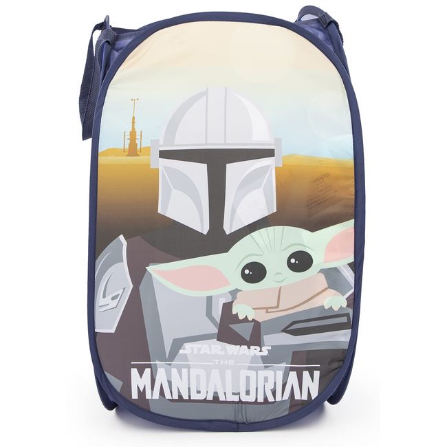 Jay Franco Star Wars The Mandalorian Er ist mit Mir 80L Pop-up-Korb Wäsche oder Spielzeug