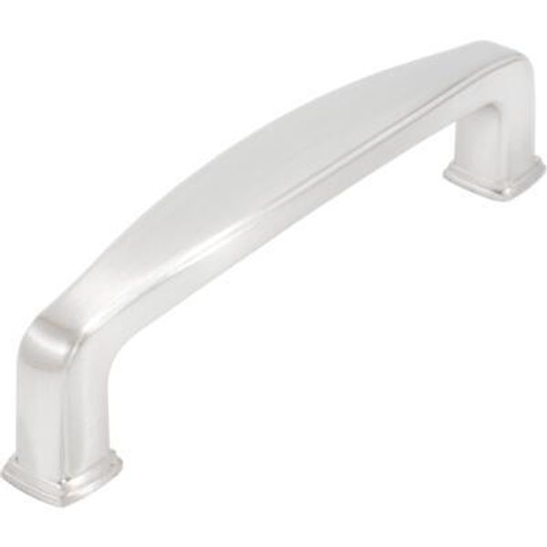 Sherwood Cabinet Pull, 96 Millimeters, Satin Nickel by Stone Harbor Hardware