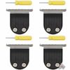 4x BaByliss Pro Stainless Steel Adjustable Zero Gap Replacement T-Blade #FX5969