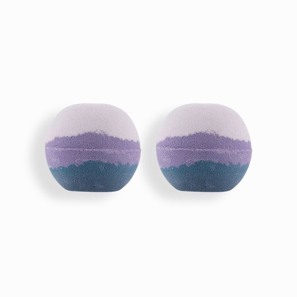 Kundal Bubble &amp; Sparkling Bath Bomb Bath 2-piece Set White Musk 200g