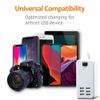 6 Port USB Hub Fast Wall Charger Station Multi-Function Desktop AC Power Adapter