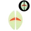 RATCHROLL Reflective Bumper Decal Red Rectangle Red Eye Pattern Reflective Car Sticker Personalized Decoration