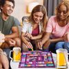 Generic Drinking Game, Adults' Fun Party Game Set, Includes Mat, Tokens, Dice