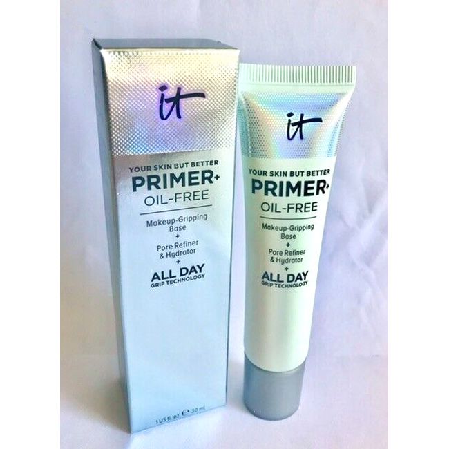 IT COSMETICS Your Skin Better OIL FREE PRIMER Hydrator Refiner Base Bye Pores