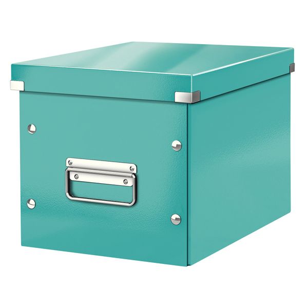 Leitz Medium Storage Cube, Ice Blue, Click and Store Range, 61090051