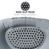 Go Travel Compact Snoozer Inflatable Travel Pillow - Black - Ref 776.101