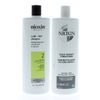 Nioxin System 2 Cleanser + Scalp Therapy 33.8Oz/1Liter Duo (New Packaging)