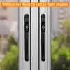 Neoteck 2PCS Inline Window Handle Universal Espag Key Locking Lockable Double Glazing Suitable for All Common Windows and Balcony Doors
