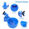 10Pcs Chicken Automatic Watering Cups Drinker Waterer for Hen Poultry Duck Quail