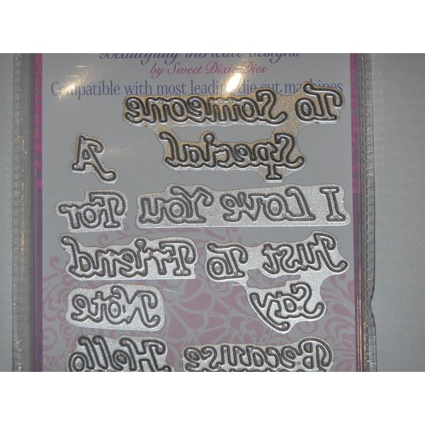 Sweet Dixie SDD105 "Someone Special" Die, Grey