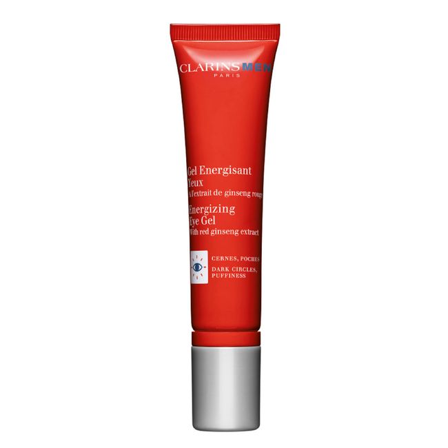 CLARINSMEN Energizing Eye Gel | Cooling, Roll-On Gel Energizes Tired-Looking Eyes | Targets Dark Circles and Puffiness | Locks In Moisture | Visibly Smoothes Eye Contours | Fragrance-No | 0.5 Ounces