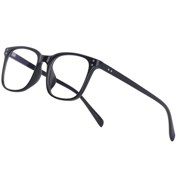 Ulknyss Blaulichtfilter Brille Herren Damen Anti Blaulicht Computerbrille Ohne Stärke Gaming Brille Brillenfassung Blue Light Glasses für PC TV Tablet Unisex (Klassische Farben)