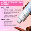 Peach Slices | Acne Exfoliating Toner | 2% Salicylic Acid | AHA+BHA Exfoliation | Facial Cleanser | Calms & Soothes | Prevents Breakouts | Alcohol & Sulfate Free | Skin Care for Women & Men | 4 Oz