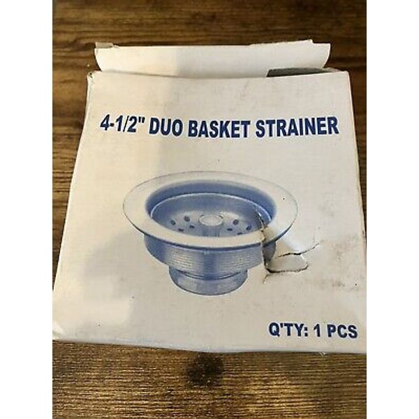 S/S DUO BASKET DRAIN MODEL # E38-1010