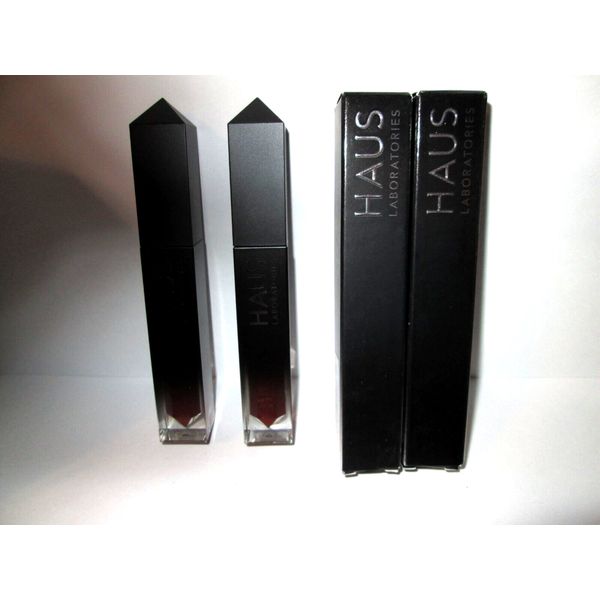 Lot 2 Haus Labs Lady Gaga Le Riot Lip Gloss Full Size Chaser -Brown Pearl BNIB